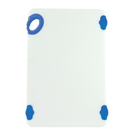 Winco CBN-1218BU 12" X 18" X 1/2" Thick STATIKBoard™ Cutting Board