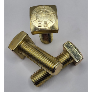 3/4" - 10 X 2 1/4" SQUARE HEAD BOLT SAE J429 GR 5 ZINC YELLOW