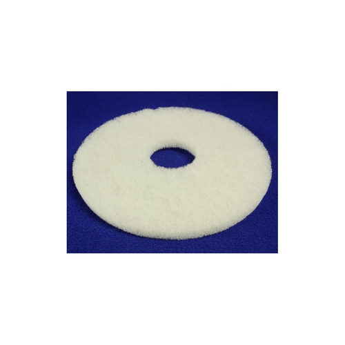 Floor Pads, 14" White (5 Pack)