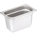 Carlisle 607194 Light Gauge Stainless Steel 1/9 Size 4" Deep Foo