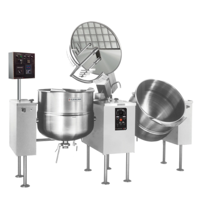 Cleveland TMKDL150T Twin Mixer Kettle, Direct Steam, Tilting