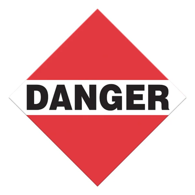 Dangerous Mixed Loads Placard - 10-3/4" x 10-3/4" - Tagboard - Class 9
