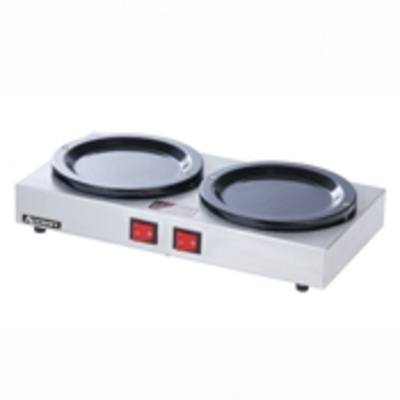 Adcraft WP-2 Double Coffee Warmer Plate, Stainless Body