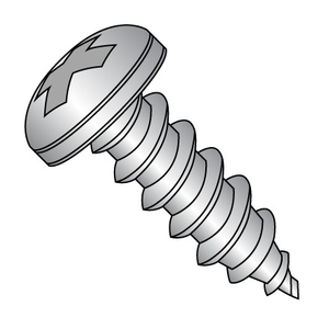 NO. 12" - 14 X 5/8" PHILLIPS PAN HEAD THREAD FORMING SCREW TYPE AB STAINLESS STEEL PLAIN