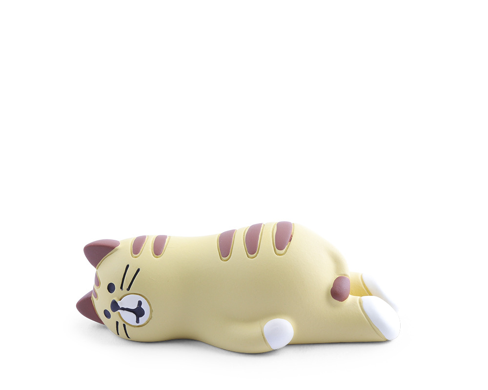 Figurine Cat Lazy Day Tabby 2.25"