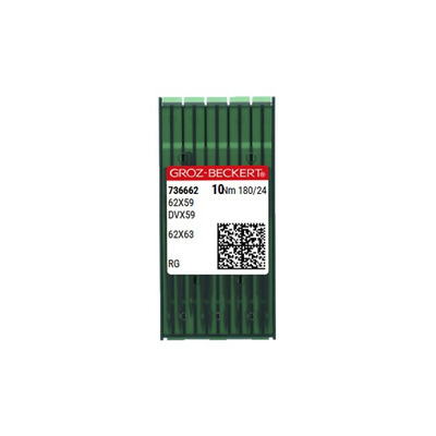 Groz-Beckert Needles, Size: 180/24, Point Style: RG