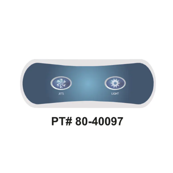 Balboa Series AX20 2 Button Topside Overlay 80-40097
