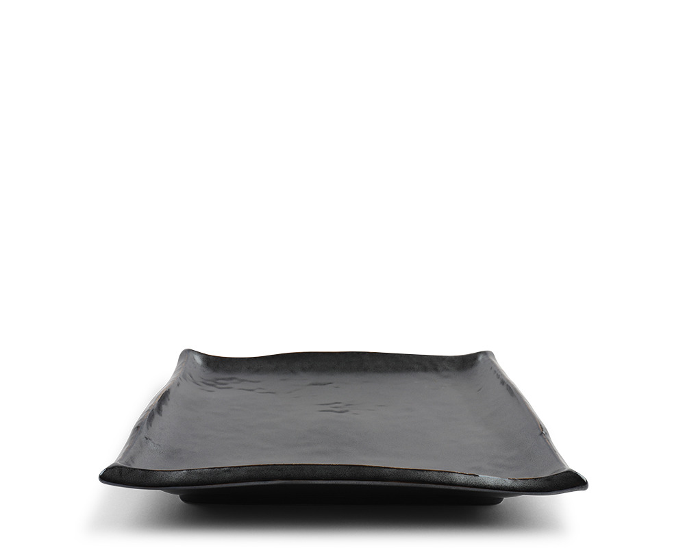 Iron Glaze 9" Sq. Plate