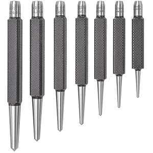 STARRETT S264WB Center Punch, Set Of 7 (A,B,C,D,E,F,G)