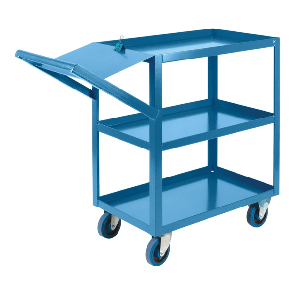 Order Picking Cart - 46" x 18" x 36" - 1200 lb Capacity - Steel - 3 Shelf