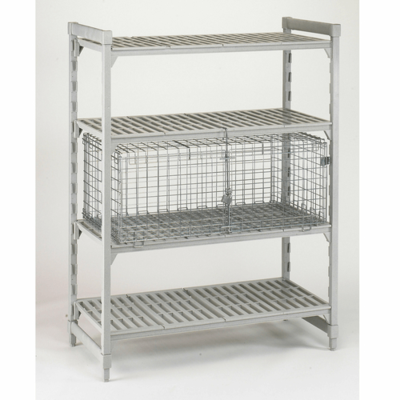 Cambro CSSC244818000 Camshelving Security Cage 25-1/4"W X 42-1/2"L