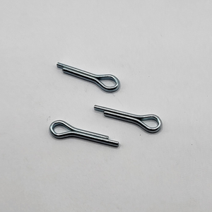 1/8" X 1/2" EXTENDED PRONG COTTER PIN LOW CARBON STEEL ZINC CLEAR