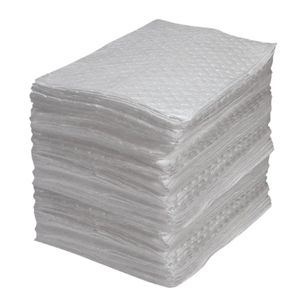 Absorbent Pads - Oil Only - Heavyweight - 15" x 17" - 40 Gallon Absorbency