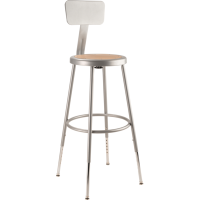 NPS 6224HB NPS® 25"-33" Height Adjustable Heavy Duty Steel Stool