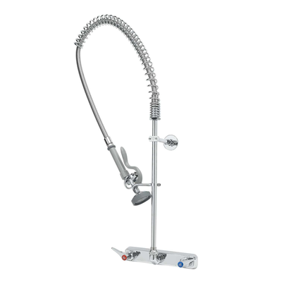 T&S Brass B-5125-CR-B EasyInstall Workboard Pre-Rinse Unit Wall Mount Mixing Faucet