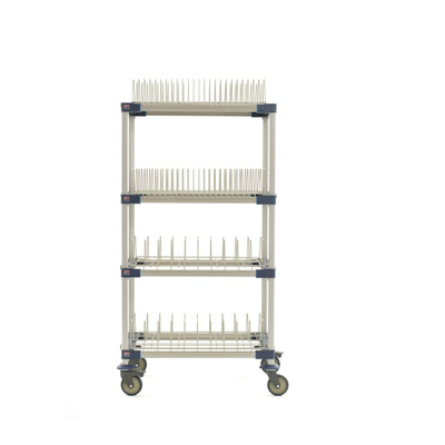 MetroMax 4 MAX4-PR36VX4 Mobile Drying Rack with Two Tray Racks and Two Pan Racks, 26" x 38" x 68"