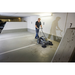 Karcher KM 70/30 C Bp sweeping a parking garage floor