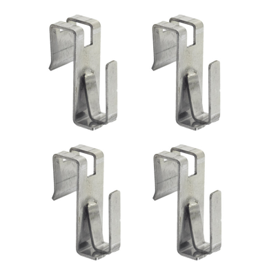 Metro MAX4-CNR4 Four-Shelf Corner Add-On "S" Hook Kit for MetroMax 4 Industrial Plastic Shelving