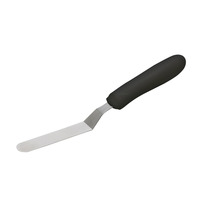 Winco TKPO-4 Offset Spatula 3-1/2" X 3/4" Stainless Steel Blade
