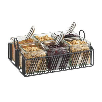 Cal-Mil 804064 12-3/8"W x 8-1/2"D x 5-1/4"H Portland Jar Display