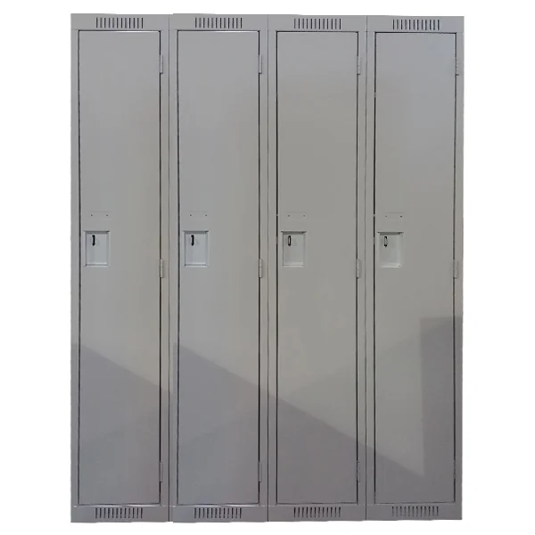 Locker - Steel - Riveted - Economy - 48" x 18" x 72" - Single Tier - 4 Door