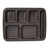 Gorilla Raised Compartment Insulated Tray, Brown (10/Case)