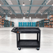 FSE 373-XLC11-B Two-Shelf Heavy-Duty Utility Cart