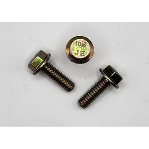 M8 - 1.25 X 25MM DIN 6921 HEX FLANGE SCREW 10.9 ZINC YELLOW
