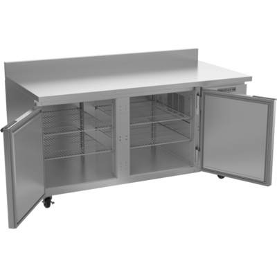 Beverage Air WTR67AHC Two-Section Worktop Refrigerator