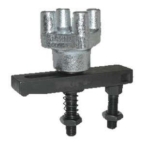 Carr Lane CL-29-SHA-6 Slotted-Heel Clamp Strap Assembly with Bar Knob and Spherical Washer