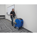 Clarke EX40 18LX in use on carpet tile with reversed handle