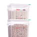 Araven 11852 Square Polypropylene Container, 4 L./ 4,2 qt