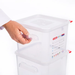 Araven 11852 Square Polypropylene Container, 4 L./ 4,2 qt