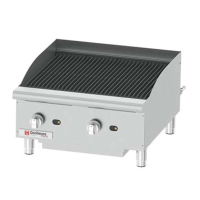 Grindmaster-Cecilware CCP24 24"W X 20"D Cooking Surface Countertop Gas Pro Charbroiler
