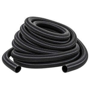 Black Vacuum Hose, 1-1/2" (no couplings) (ALL SALES FINAL ON CUT HOSES)