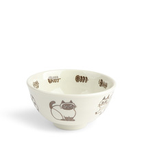 Brown Cats 4.5" Rice Bowl