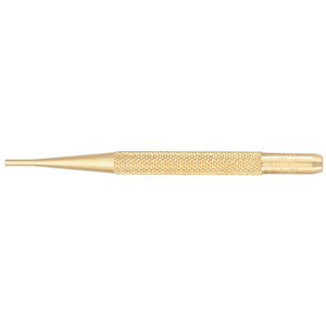 STARRETT B565B Brass Drive Pin Punch, 3/32" Diam X 4" L