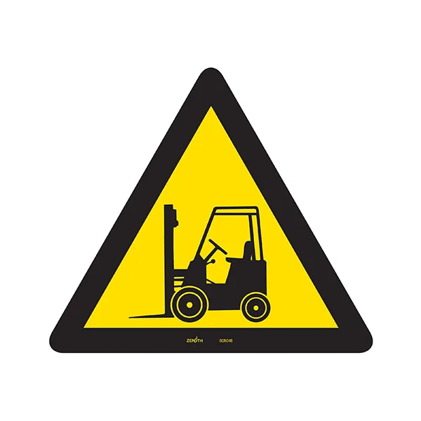 Forklift Sign - 12" x 12" - Vinyl - Pictogram