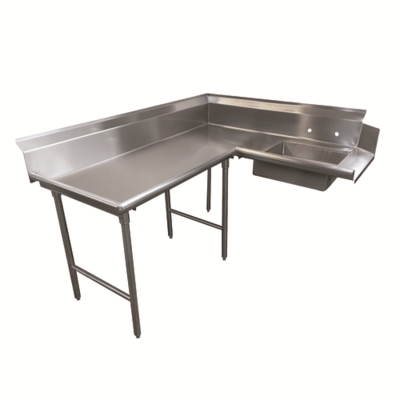 Advance Tabco DTS-K70-60L Korner-Soil Dishtable L-Shaped