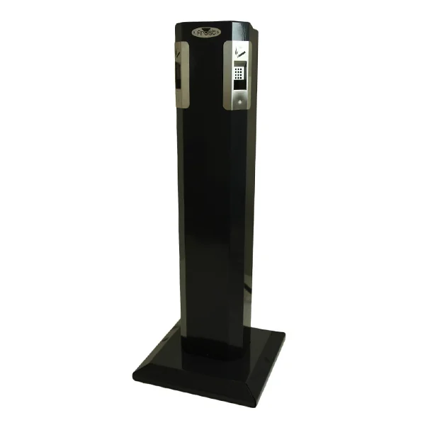 Ashtray - Pedestal - 1.6 Gallon - Black