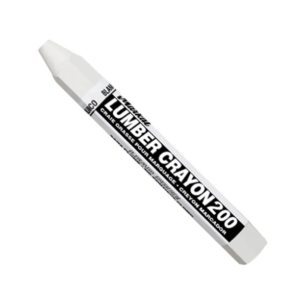 Lumber Crayon - White - Wax Based