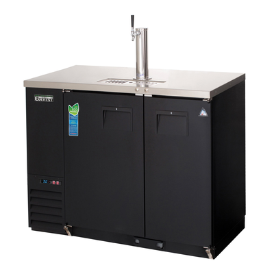 Everest EBDS2-BB-24 Draft Beer Dispenser 1 Tower Single Tap, 115v, NSF - 13 cu. ft.