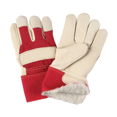 Fitters Gloves - Grain Cowhide Palm - Boa Lined - X-Large