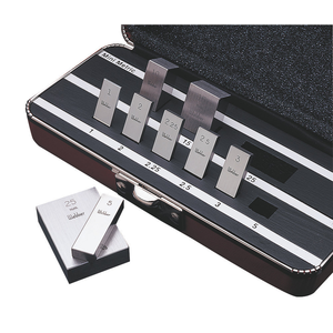 STARRETT RS 9. MA1 9 Pc. Rect. High-Grade Steel Gage Block Set, Grade A1