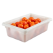 Cambro 12186P148 Poly 12"L x 18"W x 6"H White Food Storage Boxes