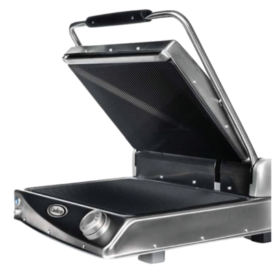 Cadco CPG-BBQ Jumbo Ribbed Panini Grill