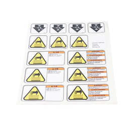 Tennant/Nobles - 4035239 - Label Set, Hi-Temp (Replaces Tennant 1017141)