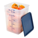 Cambro Translucent 22 qt. CamSquare Container