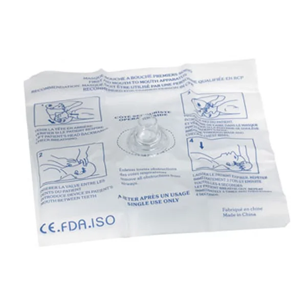 CPR Face Shield - Disposable - One-Way Valve