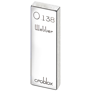 STARRETT RC .138 A1 Rect. Croblox Gage Block - .138 In., Grade A1